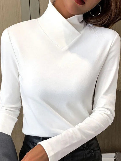 Stilvoller Rollkragen Pullover Elegantes Design