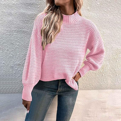 Damen Strickpullover Elegante Oberbekleidung