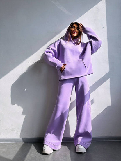 Damen Hoodie Oversized & Weite Jogginghose Set