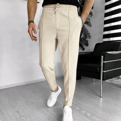 Herren Freizeithose Elegant Elastisch Mit Taschen
