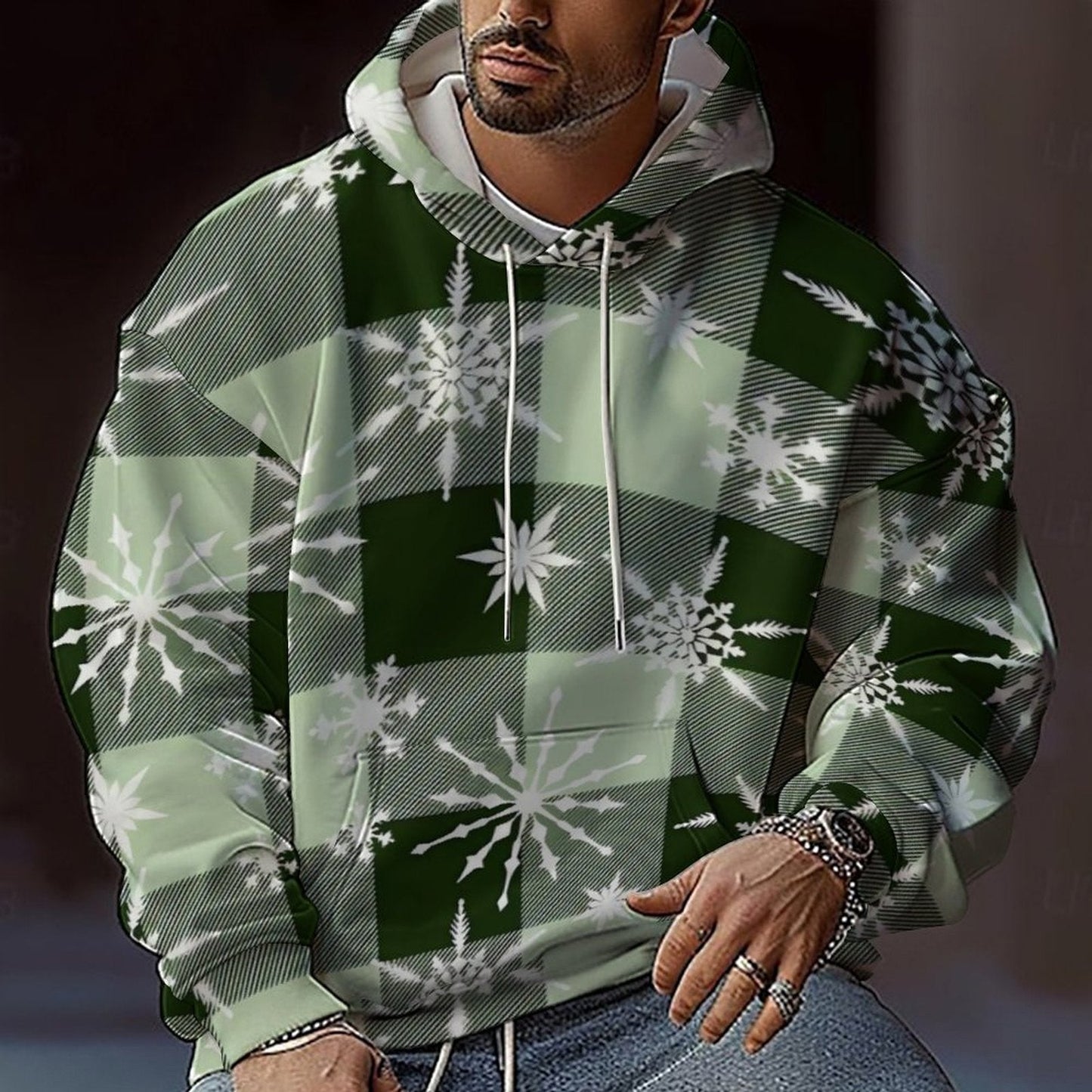 Herren Weihnachts-Pullover Farbenfroh Bequem