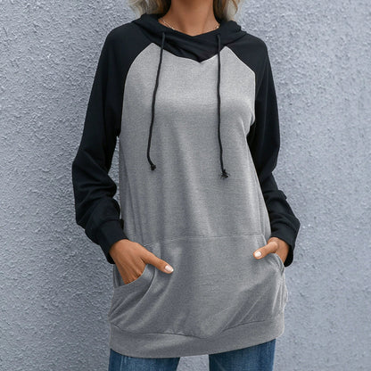Kuschelhoodie Lockere Passform Weiches Material Kapuze