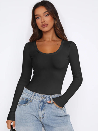 Damen Langarmshirt Elegant Modern Style