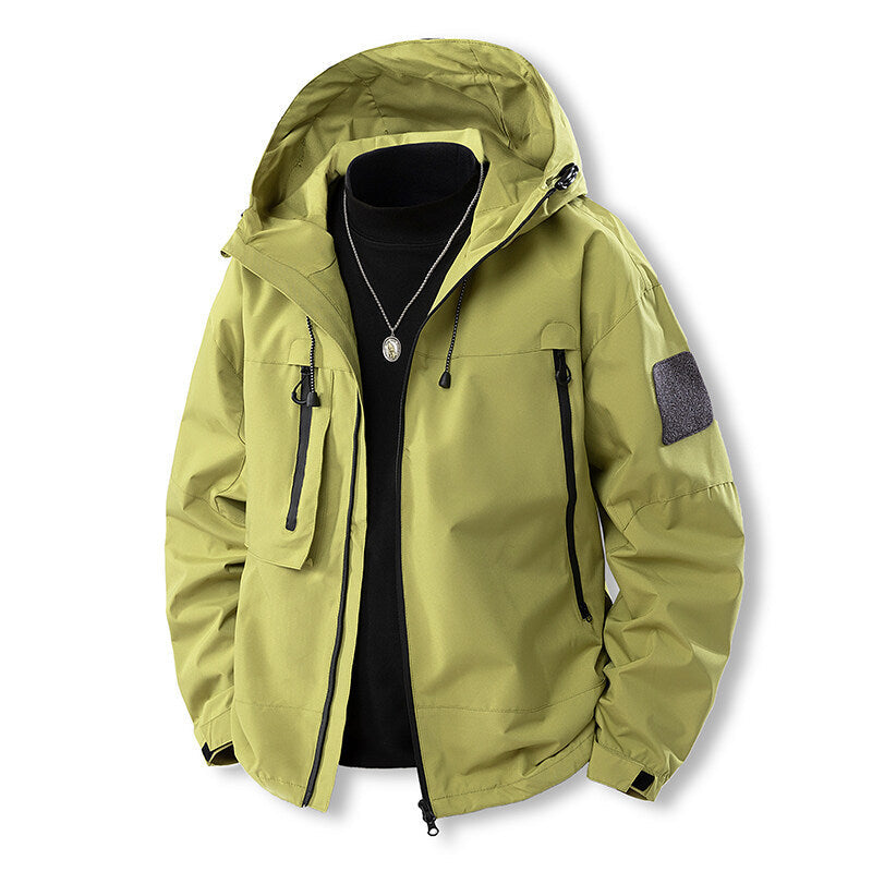 Herren Outdoor-Jacke Wasserdicht Funktionell
