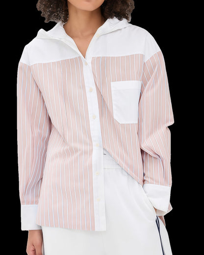 Elegante Damenbluse Satin Puffärmel Moderner Stil