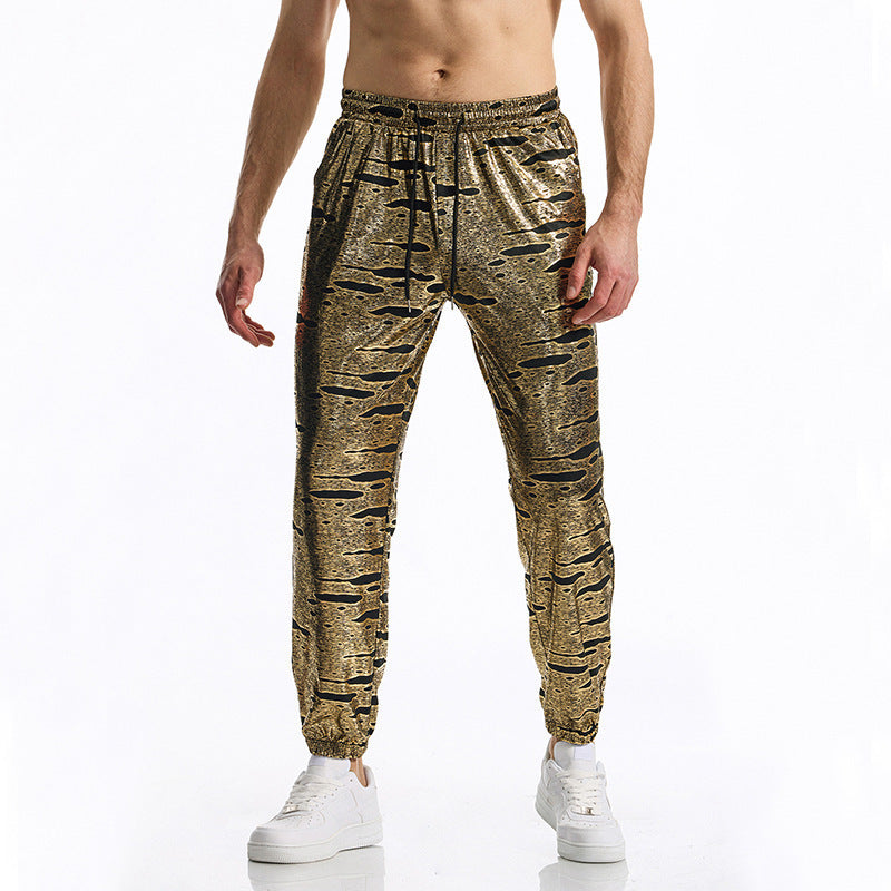 Herren Jogginghose Elegant Metallic Design