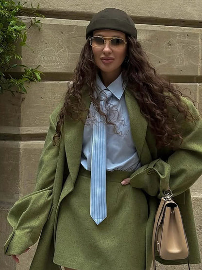 Damen Blazer Jackett Elegant Struktur Optik