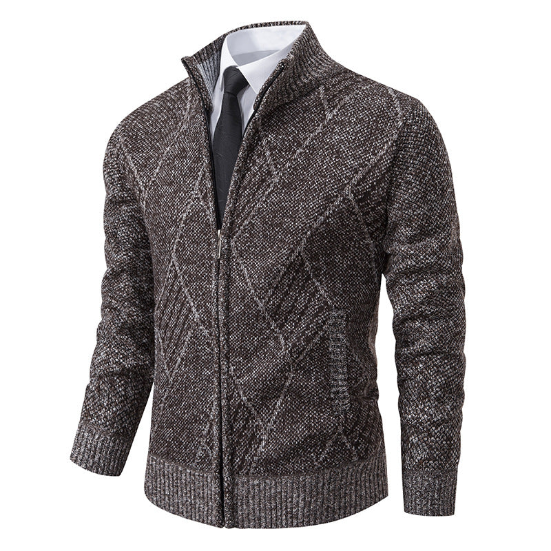Herren Strickjacke Slim Fit Modernes Design