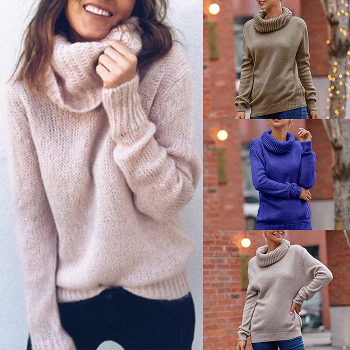 Weicher Damen Rollkragen Pullover Kuschelig &amp; Bequem - IdealeKleiden