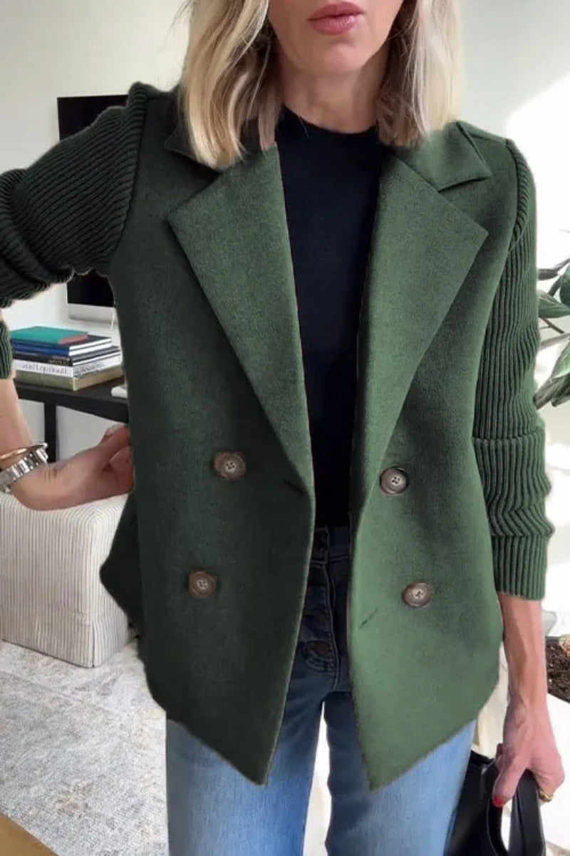 Damen Blazer Elegant Doppelknopf Modern Style