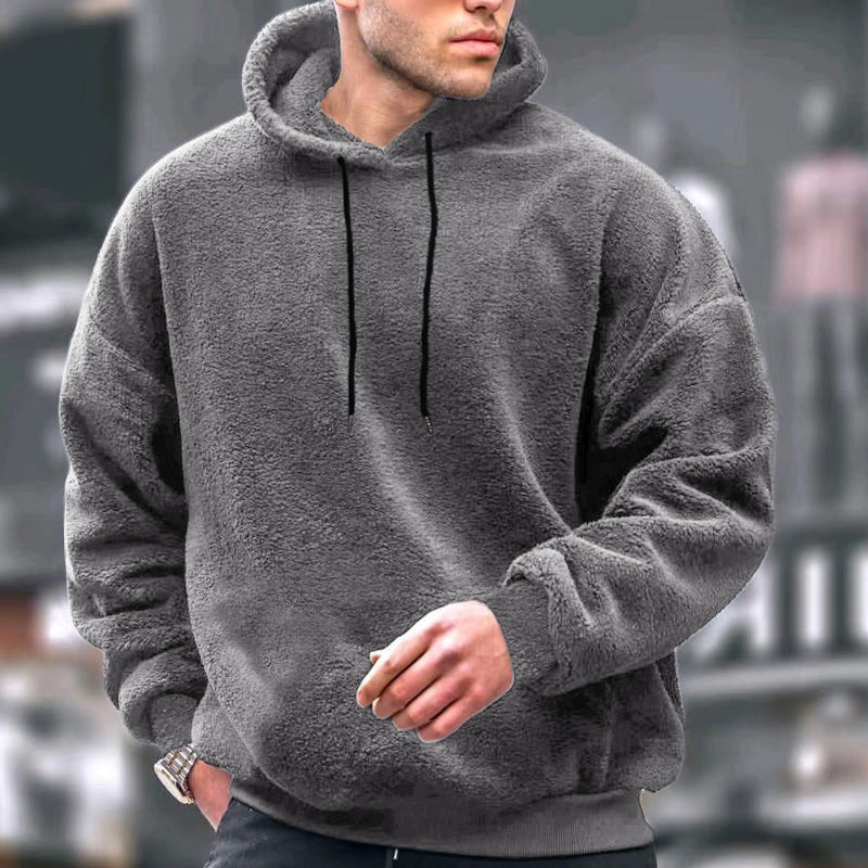 Herren Hoodie Weich Fleece Bequem