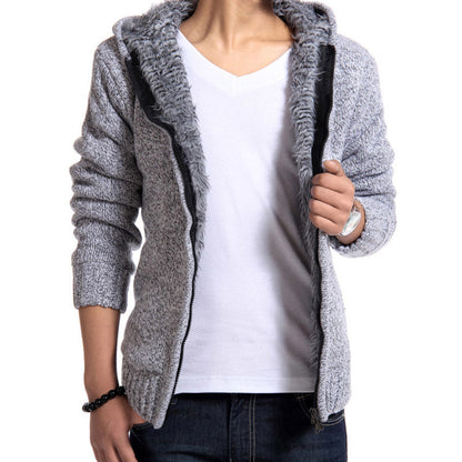 Herren Strickjacke Weich Bequem Innenfutter