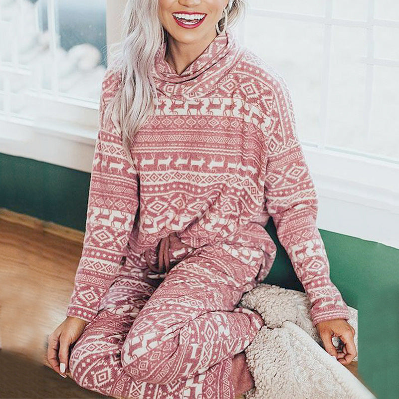 Damen Fleece Zweiteiler Soft Gemütlich - IdealeKleiden