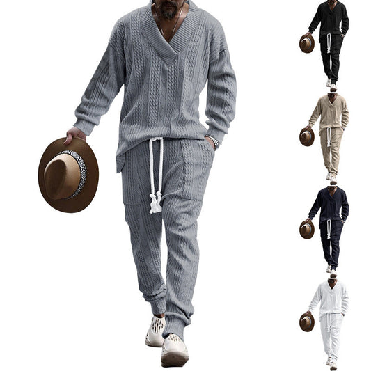 Herren Strickanzug Modern Business Set - IdealeKleiden