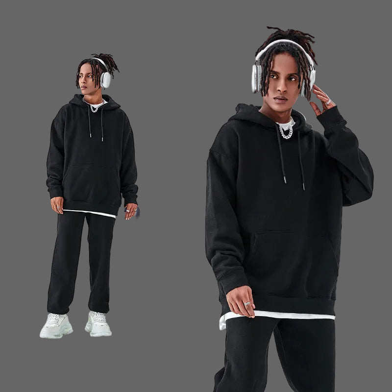 Damenhoodie Jogginganzug Set Bequem Sportlich