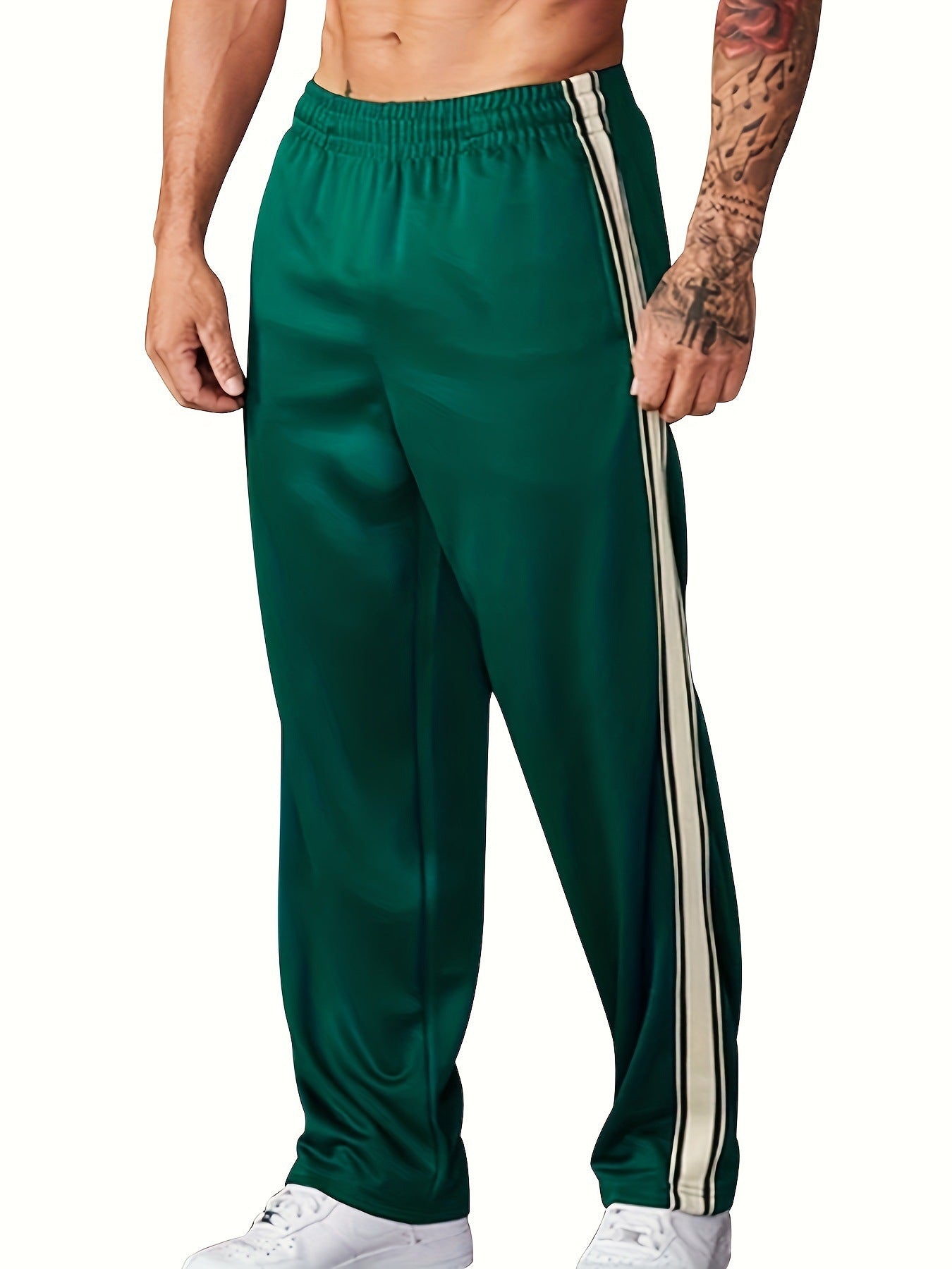Herren Sport Hose Mit Seitenstreifen Modern Design
