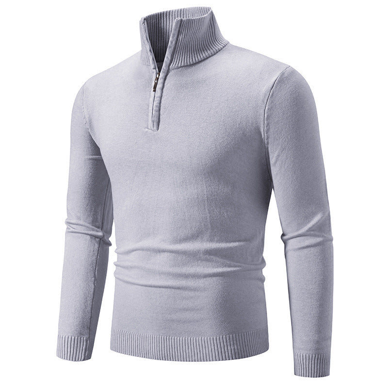 Herren Pullover Modern Kurz Reißverschluss