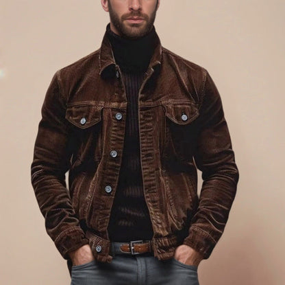 Herren Cordjacke Robust & Stilvoll - IdealeKleiden