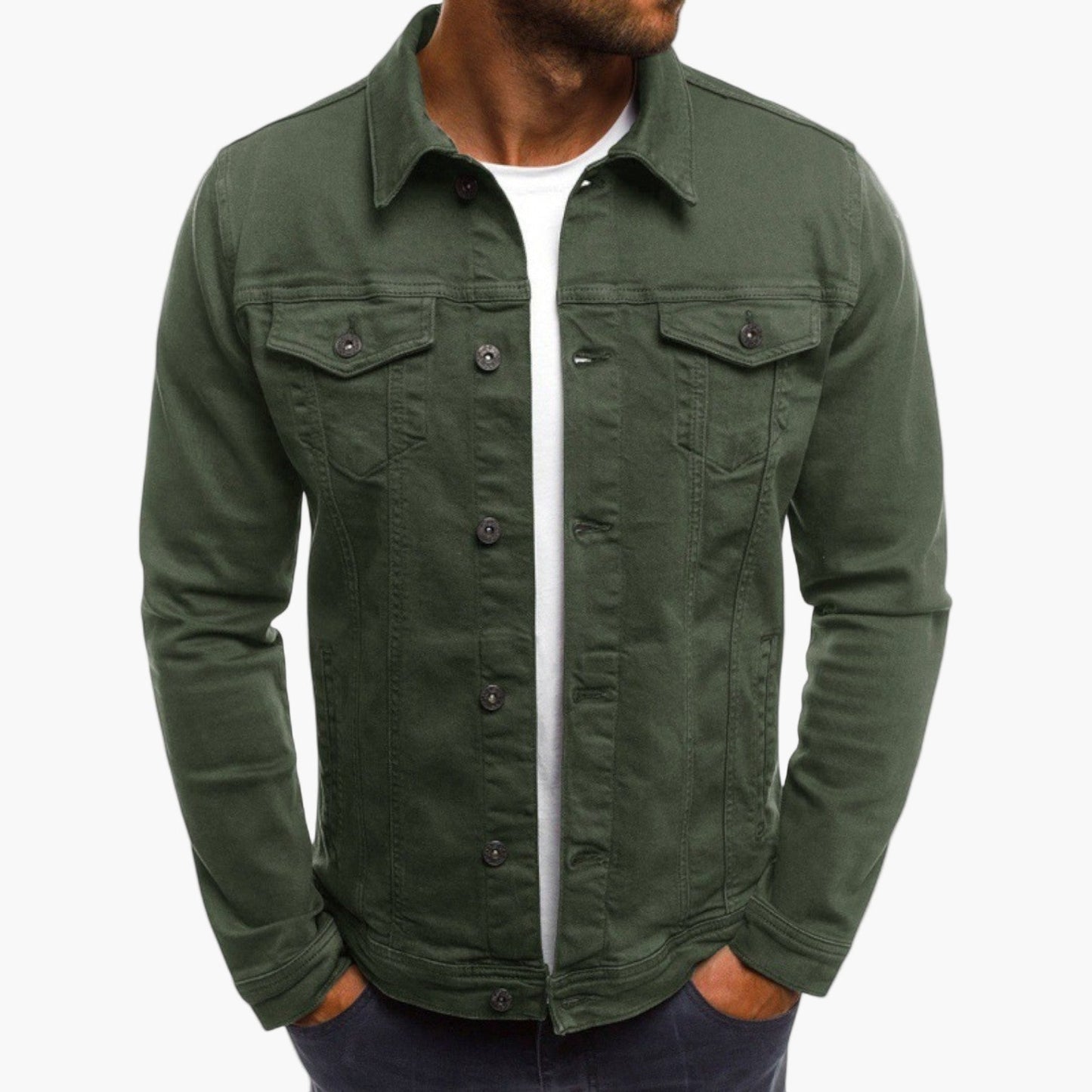 Modische Jeansjacke Slim Fit - Eleganter Alltagslook