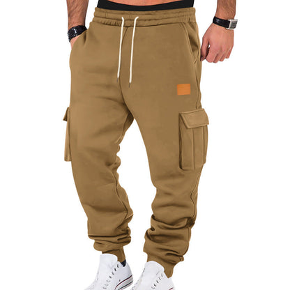Herren Cargo-Hose Bequem Elastisch Mit Seiten-Taschen