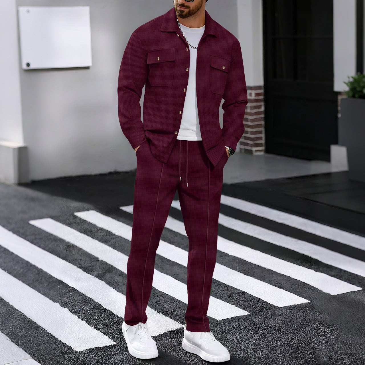 Herren Freizeitanzug Modern Sportlich
