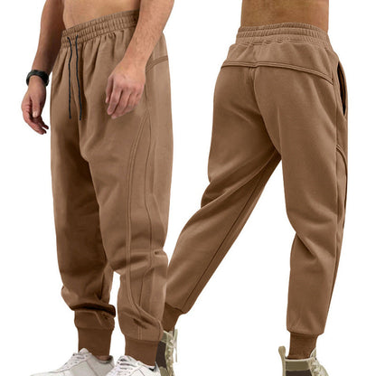 Herren Jogginghose Sportlich Elastisch Mit Taschen - IdealeKleiden
