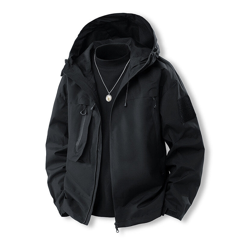 Herren Outdoor-Jacke Wasserdicht Funktionell