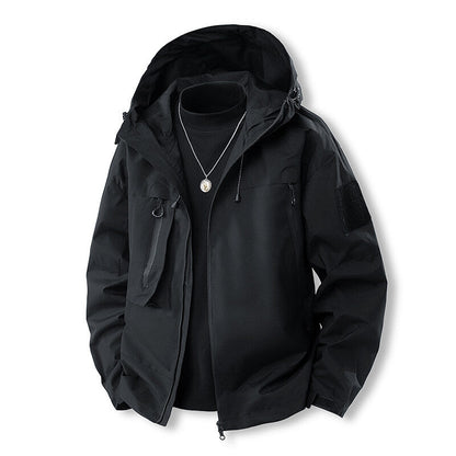 Herren Outdoor-Jacke Wasserdicht Funktionell