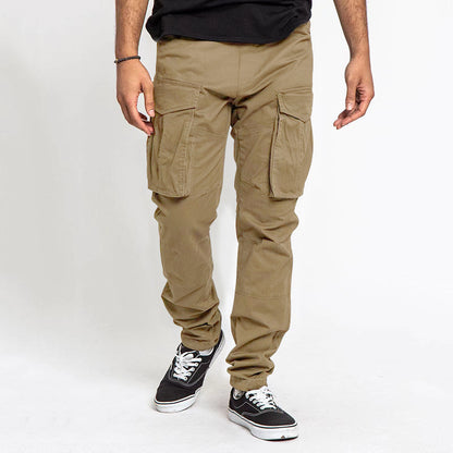 Herren Cargo-Hose Modern Elastisch Vielfach Taschen