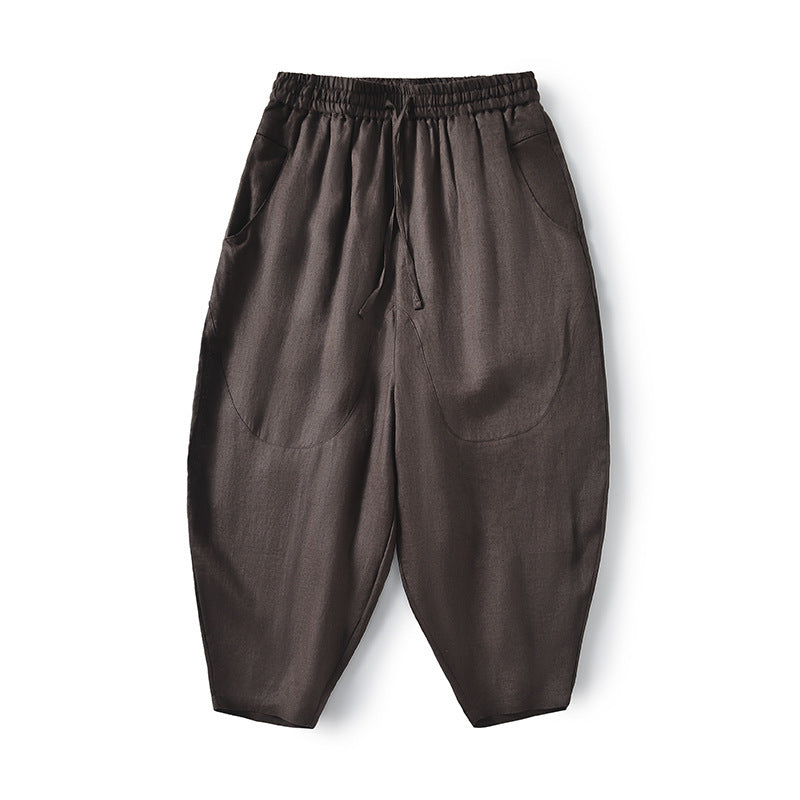 Damen Leinenhose Bequem Elegant Weich - IdealeKleiden