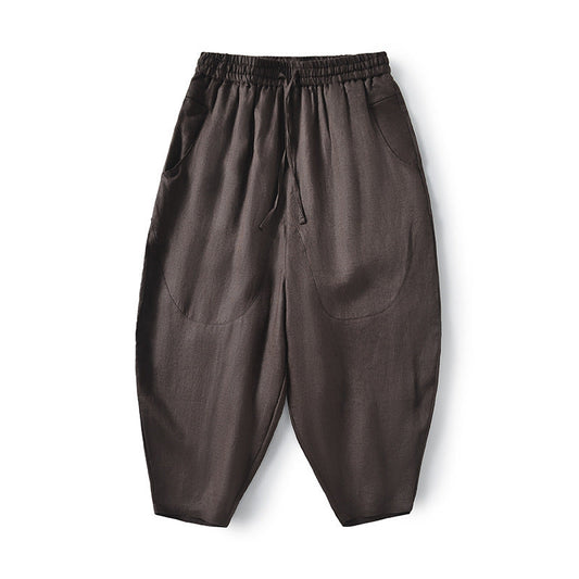Damen Leinenhose Bequem Elegant Weich - IdealeKleiden