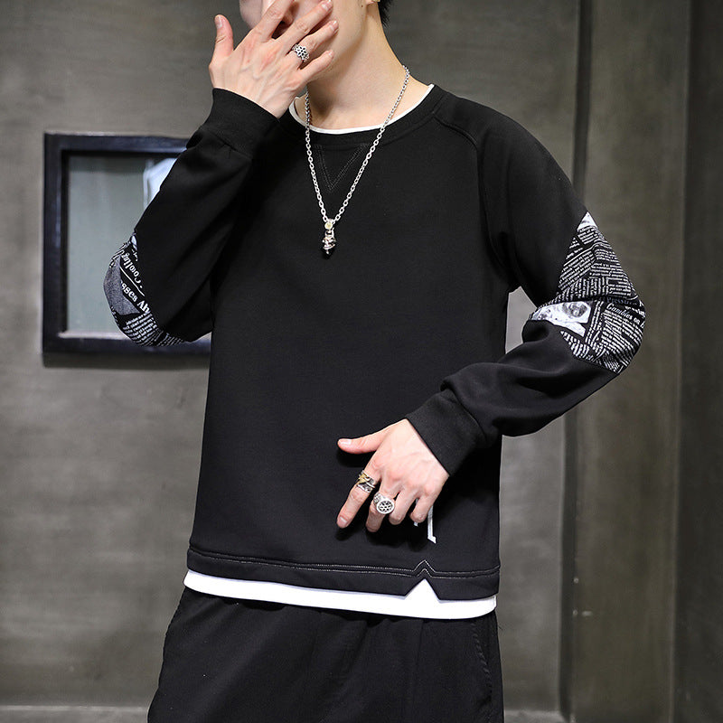Herren Sweatshirt Trendy Einzigartig Druckdesign