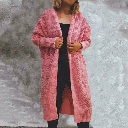 Elegante Strickjacke Damen Lang