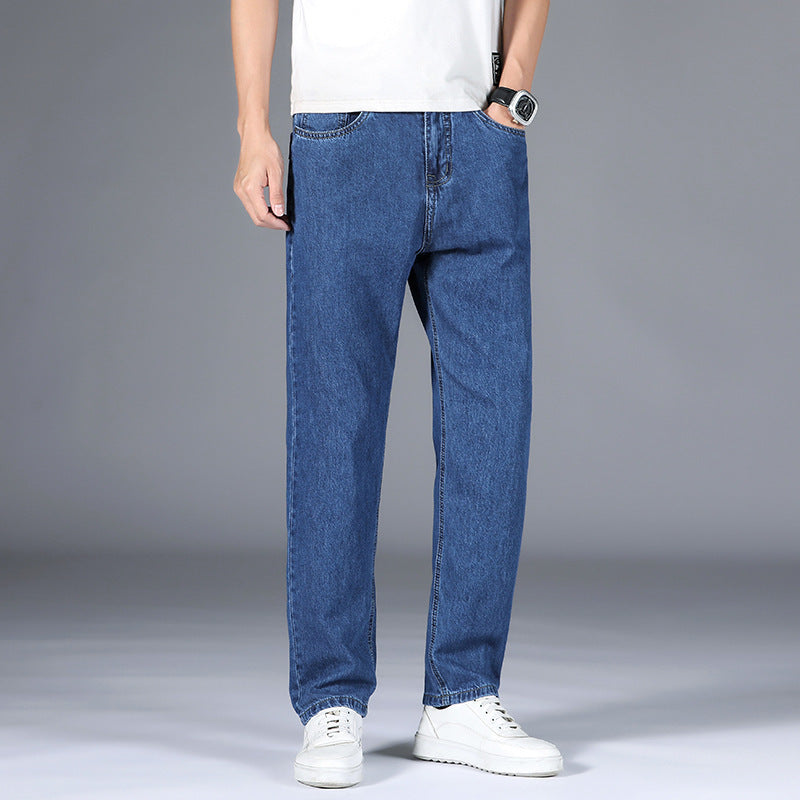 Modische Jeans Kleid Elegante Passform