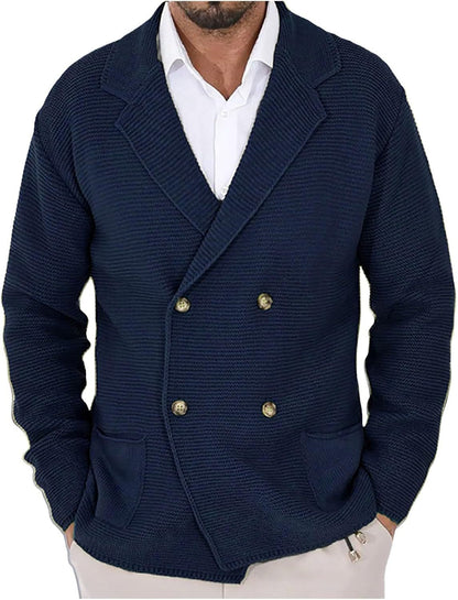 Herren Strickjacke Modern Trendig Mit Taschen