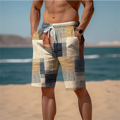 Herren Badeshorts Modern Grafik Design