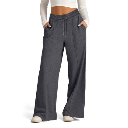 Damen Jogginghosen Bequem Elastisch Mit Taschen