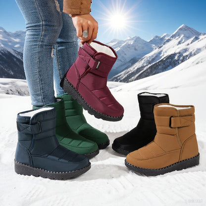 Damen Winterstiefel Elegantes Design - IdealeKleiden