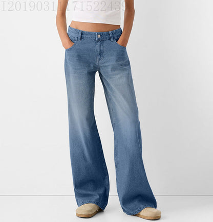 Weite Damen Jeans im Retro Look
