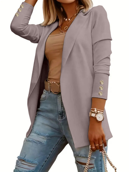 Damen Blazer Elegant Taille Schlank