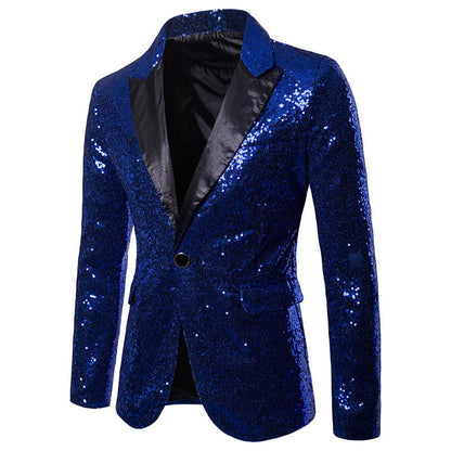 Herren Blazer Pailletten Luxus Design Elegant