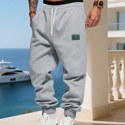 Herren Jogginghose Bequem Stretch mit Verstellbund