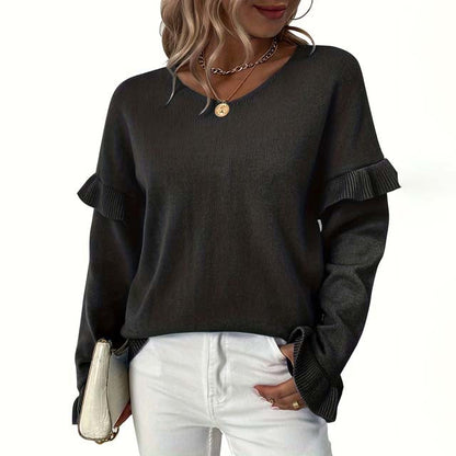 Einfacher Winterpullover Warm und Bequem