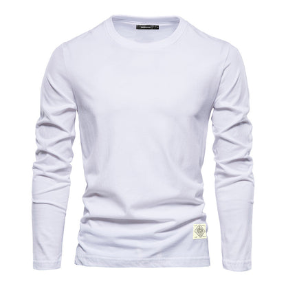 Herren Langarm T-Shirt Baumwolle Modern Fit