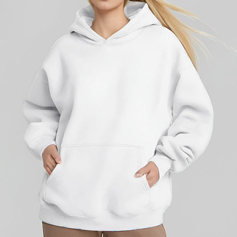 Damen Hoodie-Kleid Trendy Winterkleid