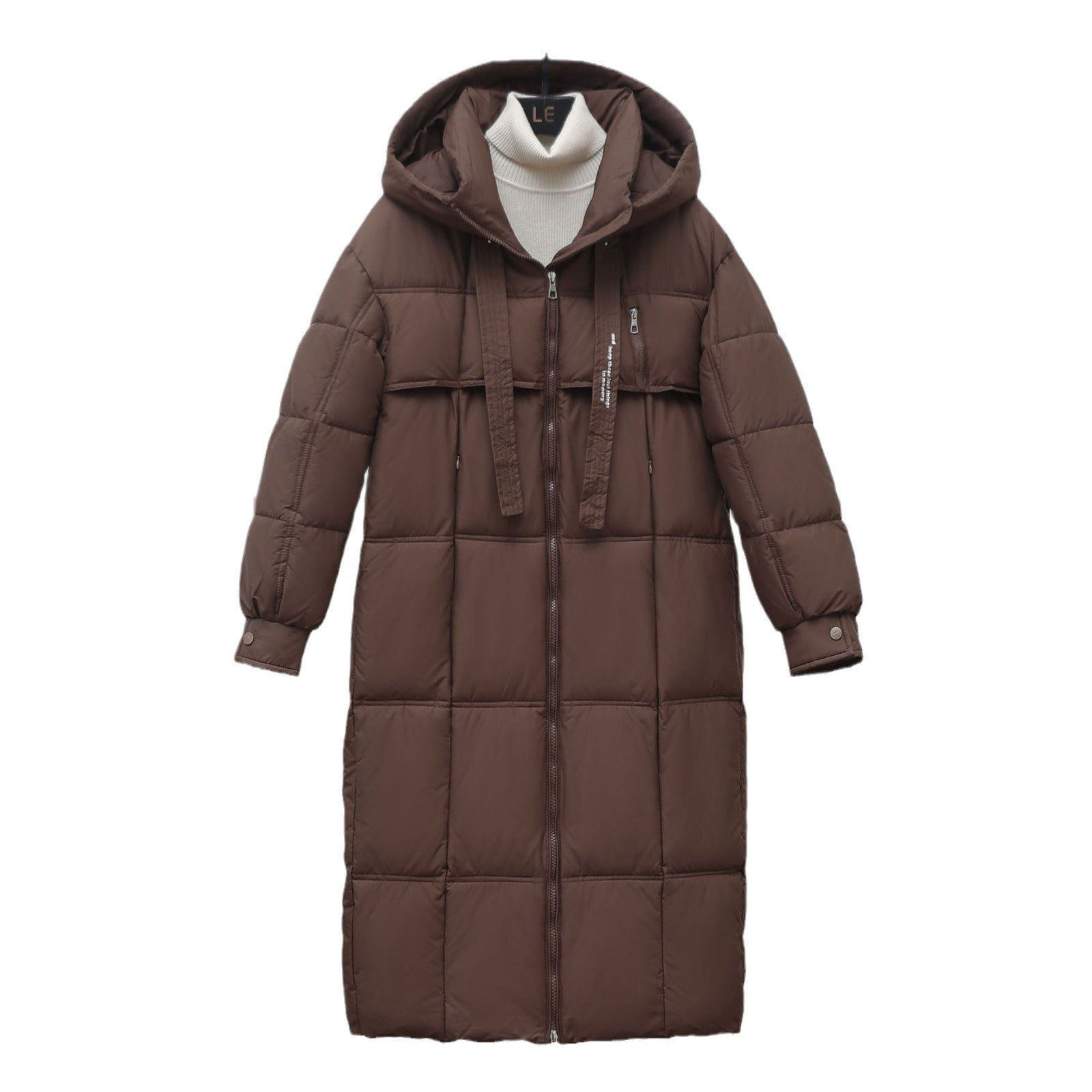 Damen Daunenparka Lang Warm Winter - IdealeKleiden