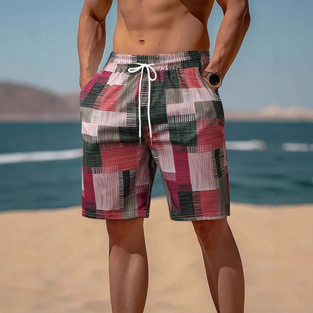 Herren Badeshorts Modern Grafik Design - IdealeKleiden