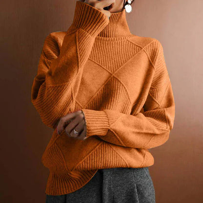 Bequemer Strickpullover Einfach Stilvoll
