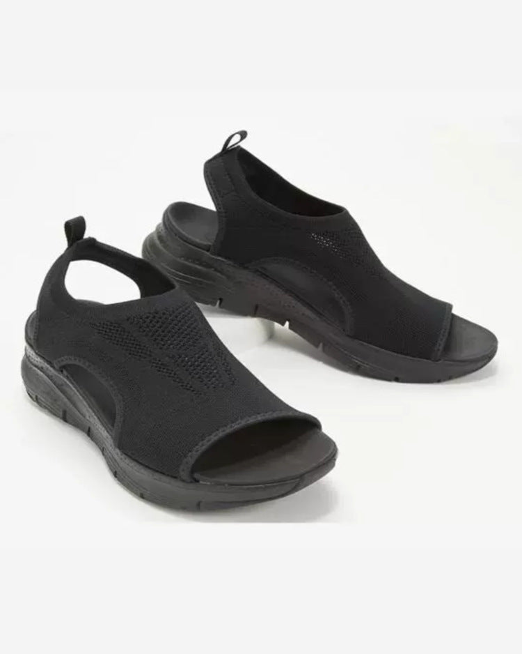 Bequeme Damen-Sandalen Sommer Offene Zehen