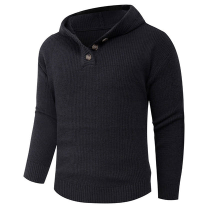 Herren Pullover Schalkragen Elegantes Design